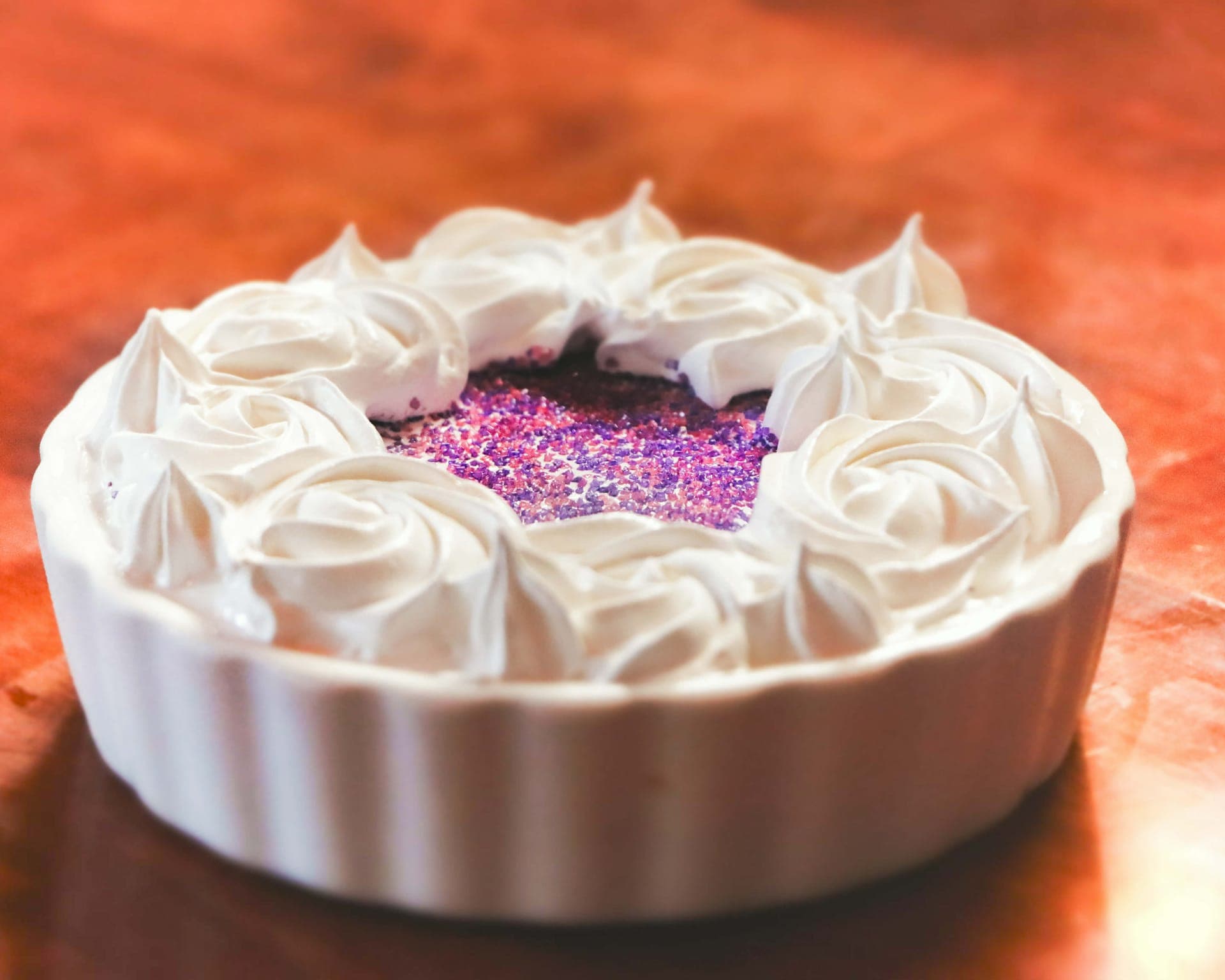 Cream cake dessert