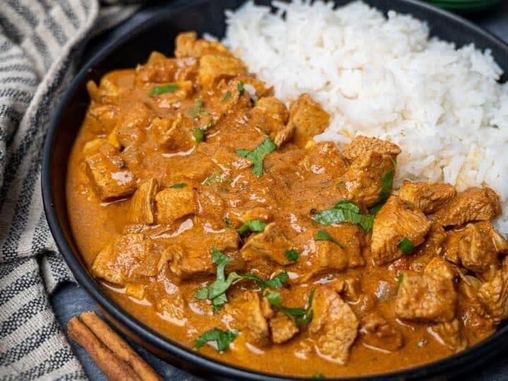 Thali butter chicken curry