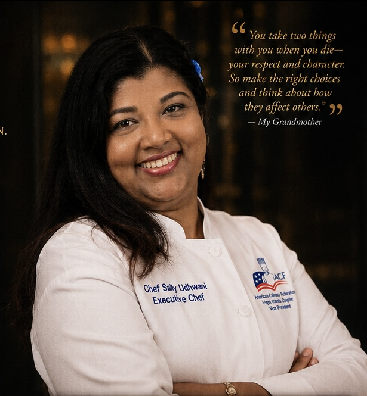 Chef Sally Udhwani, Executive Chef